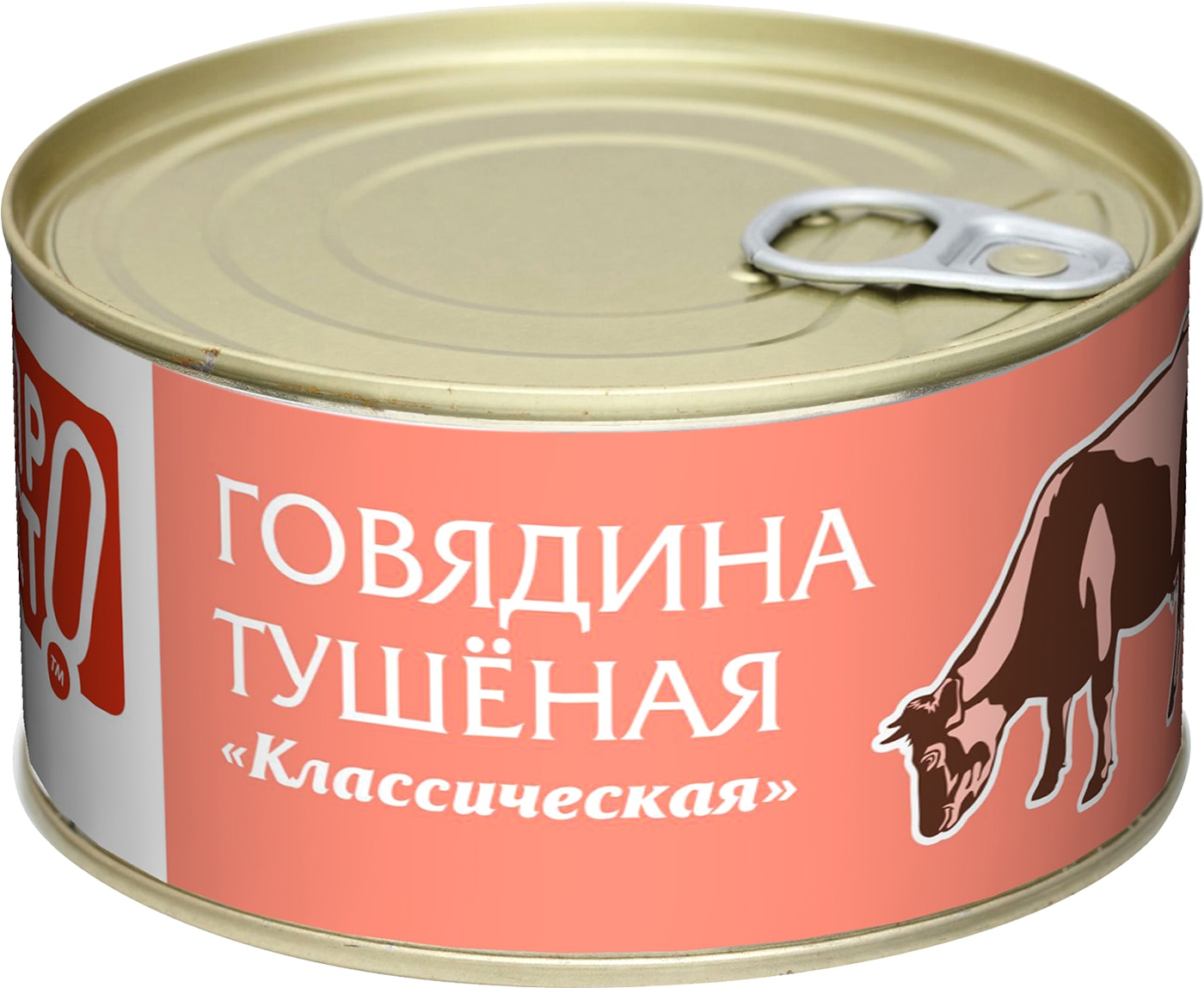 Изображение товара Говядина ПРОСТО тушеная Классическая 325г