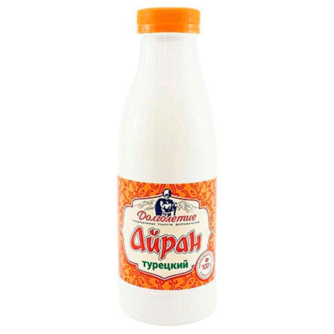 Изображение товара Айран Долголетие 1.5-2%, 0.5л, Россия