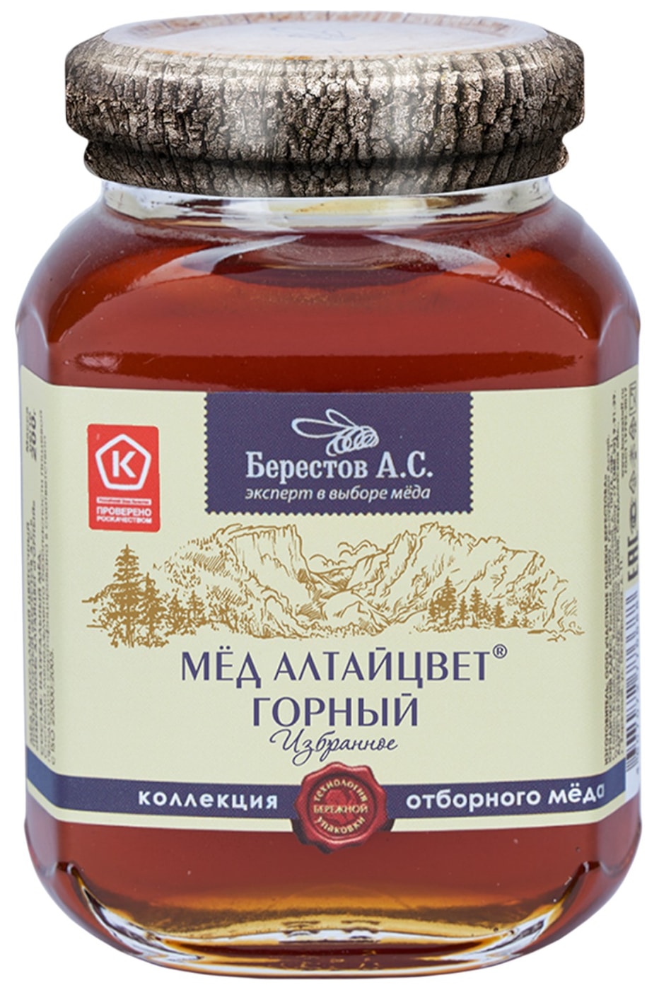 Изображение товара Мед горный Алтайцвет Берестов А.С. 200г натуральный продукт