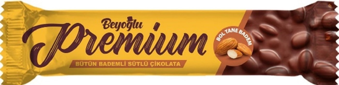 Изображение товара Шоколад Beyoglu Молочный Premium с миндалем 75г