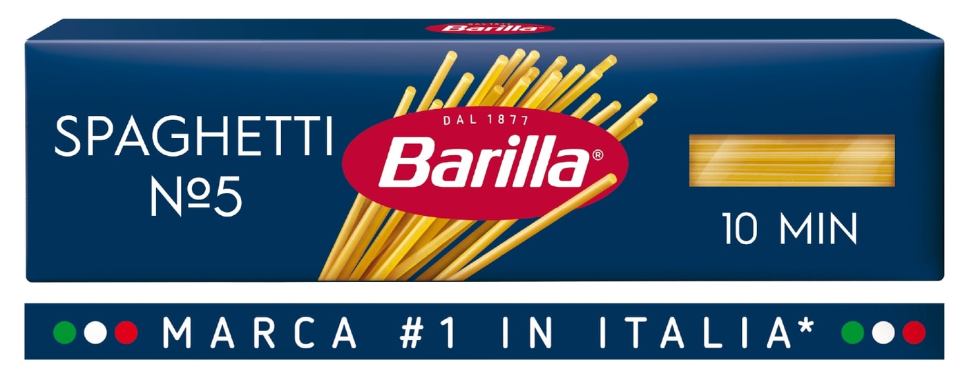 Изображение товара Макароны Barilla Spaghetti n.5 450г итальянская паста высокое качество