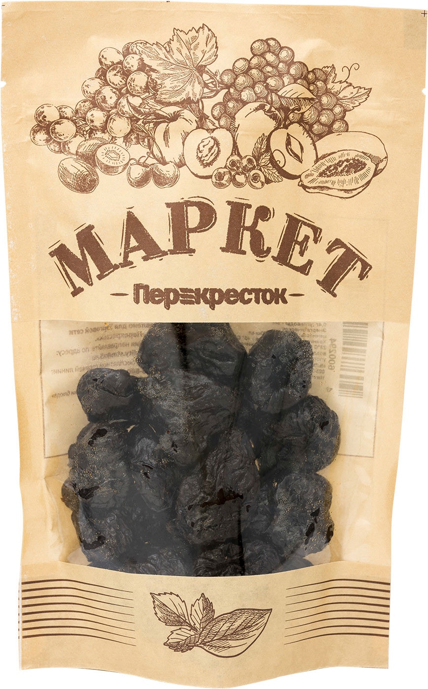 Изображение товара Чернослив Маркет Перекресток сушеный 150г натуральный вкус здоровья