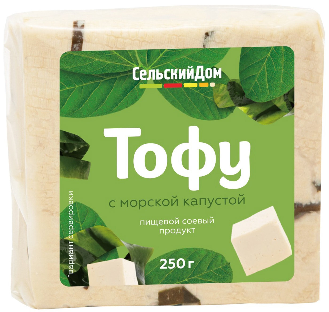 Изображение товара Тофу Сельский дом с морской капустой 250г
