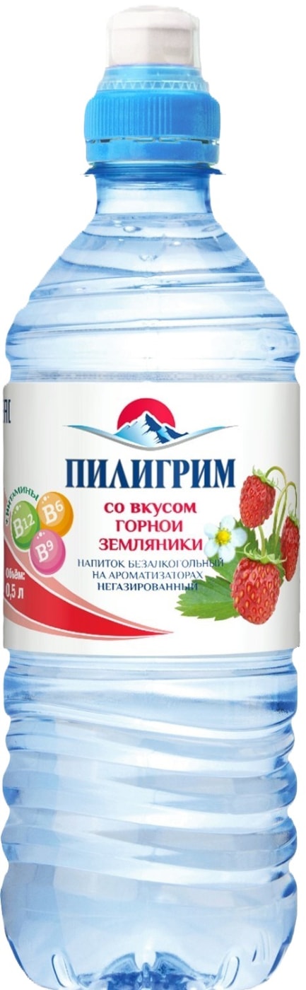 Изображение товара Напиток Пилигрим Горная земляника негазированный 500мл