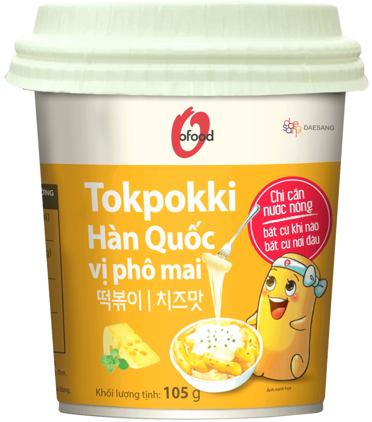 Изображение товара Токпокки OFood со вкусом сыра 105г