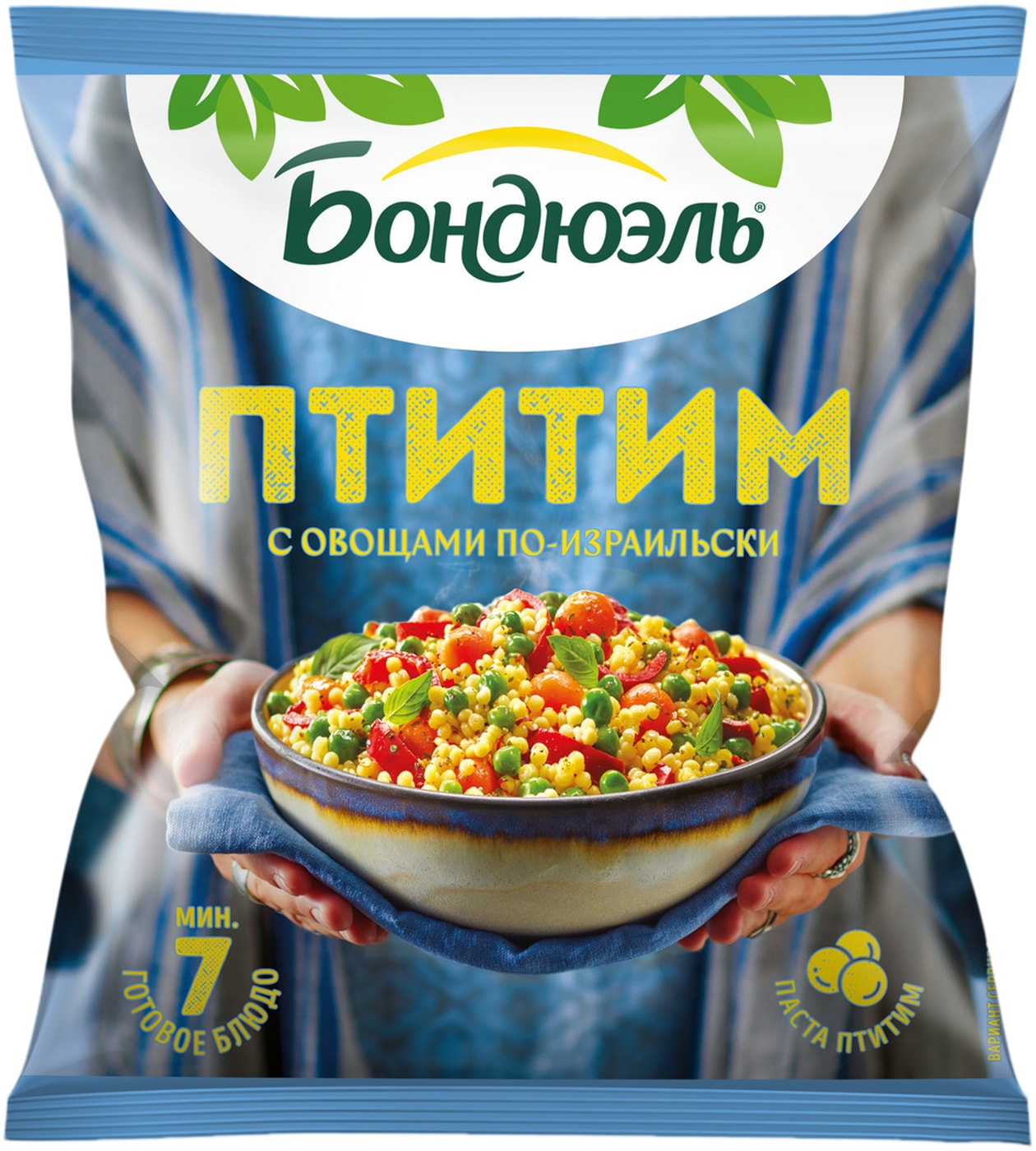 Изображение товара Смесь овощная Bonduelle Птитим с овощами по-израильски 400г