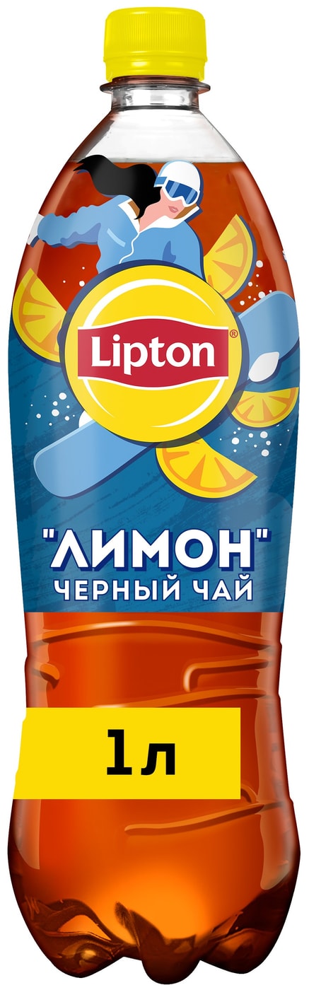 Изображение товара Чай холодный Lipton Лимон 1л - освежающий напиток без добавок