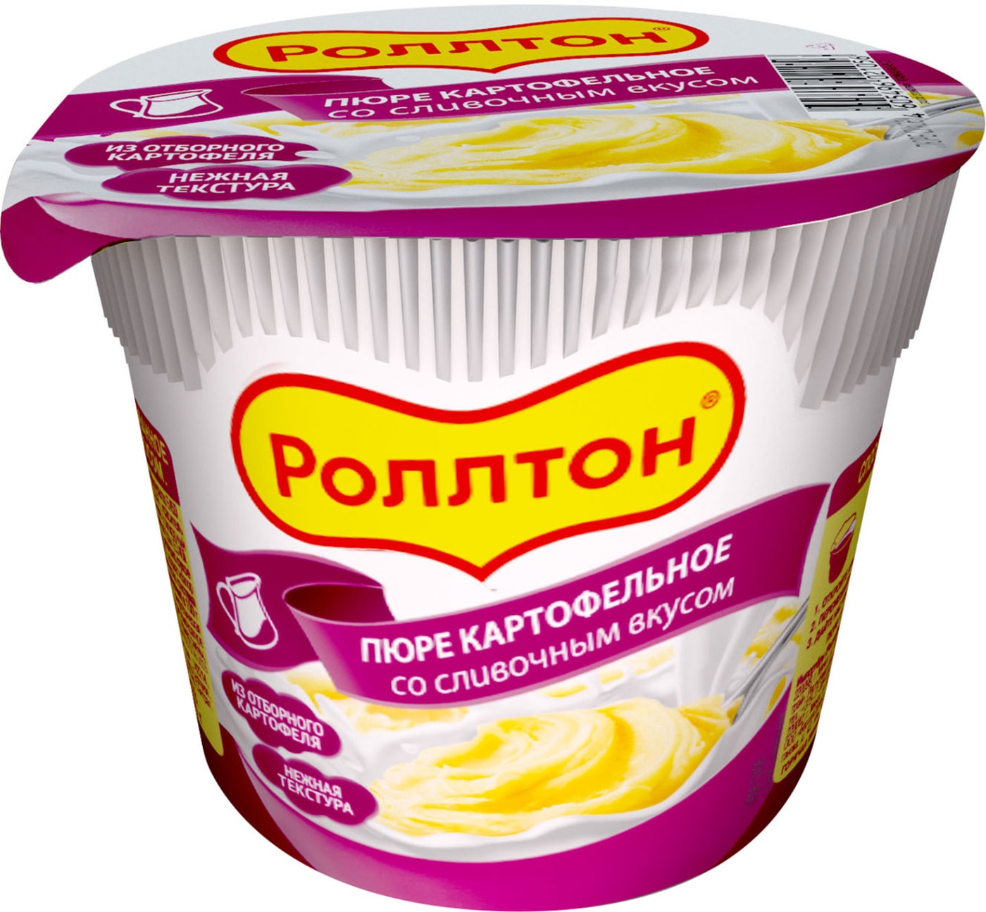 Изображение товара Пюре Роллтон картофельное со сливочным вкусом 40г
