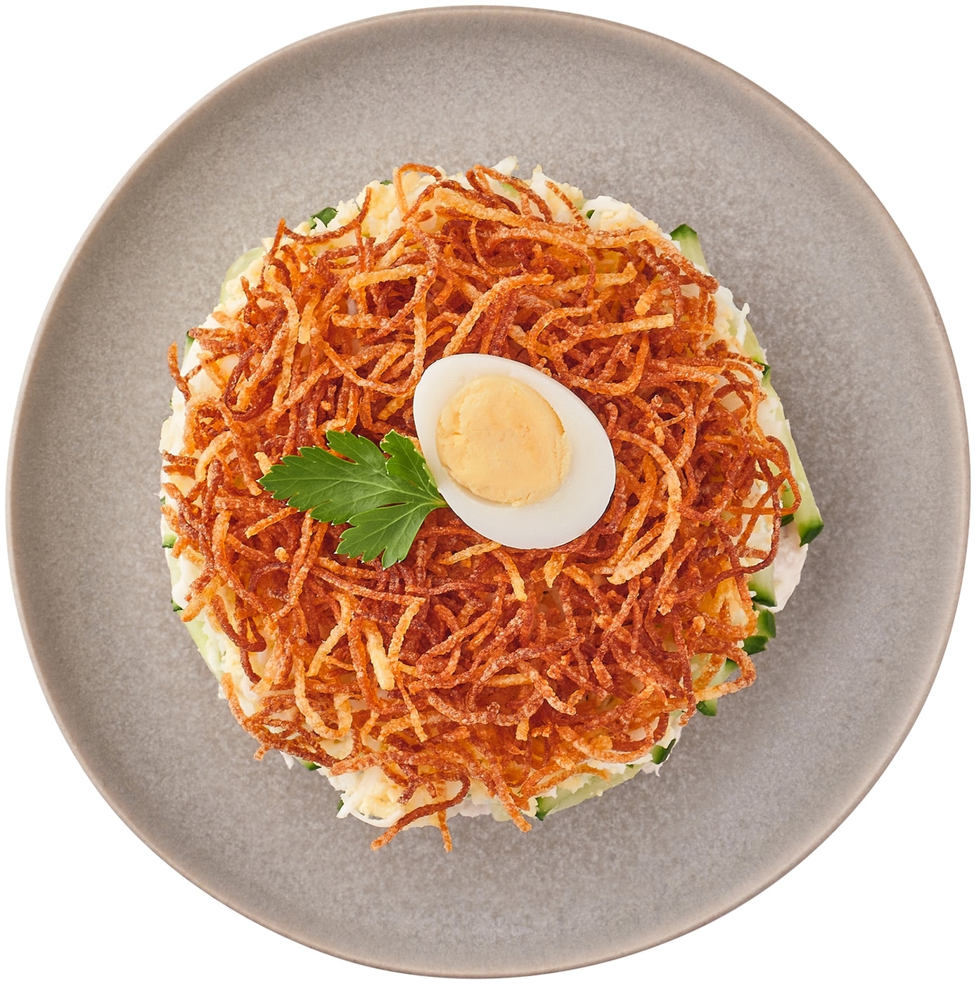 Изображение товара Салат Перекресток Select с куриным филе и картофелем пай 200г