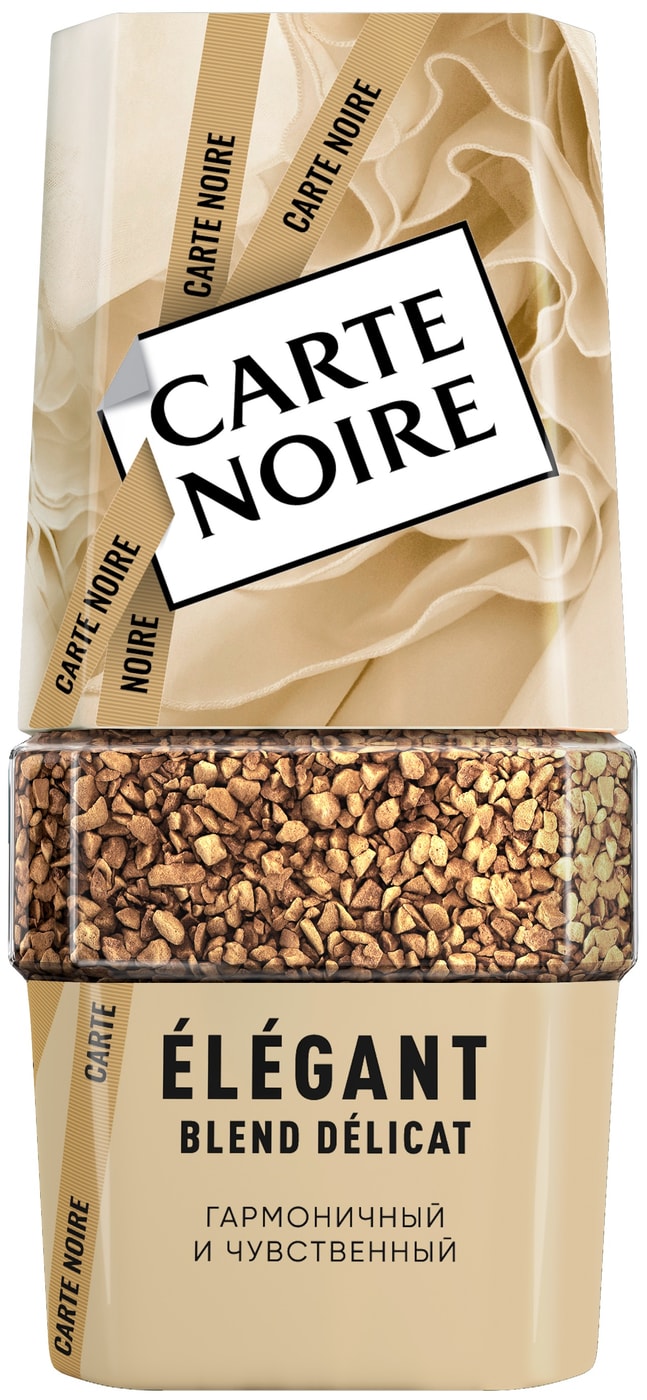 Изображение товара Кофе растворимый Carte Noire Elegant 95 г - премиальный напиток с насыщенным вкусом
