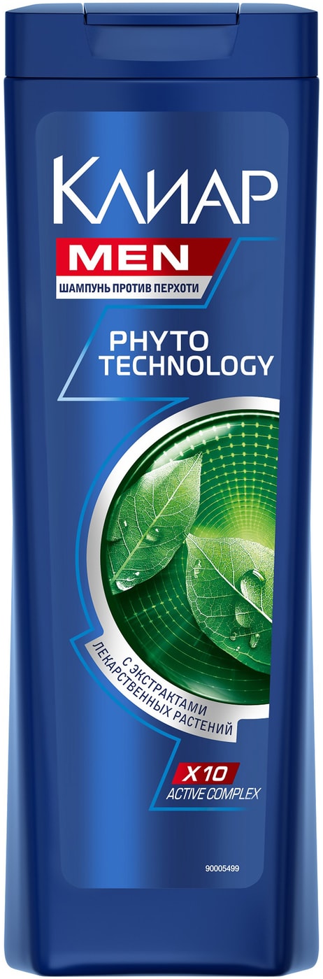 Изображение товара Шампунь для волос против перхоти Clear Men Phytotechnology 400мл для мужчин