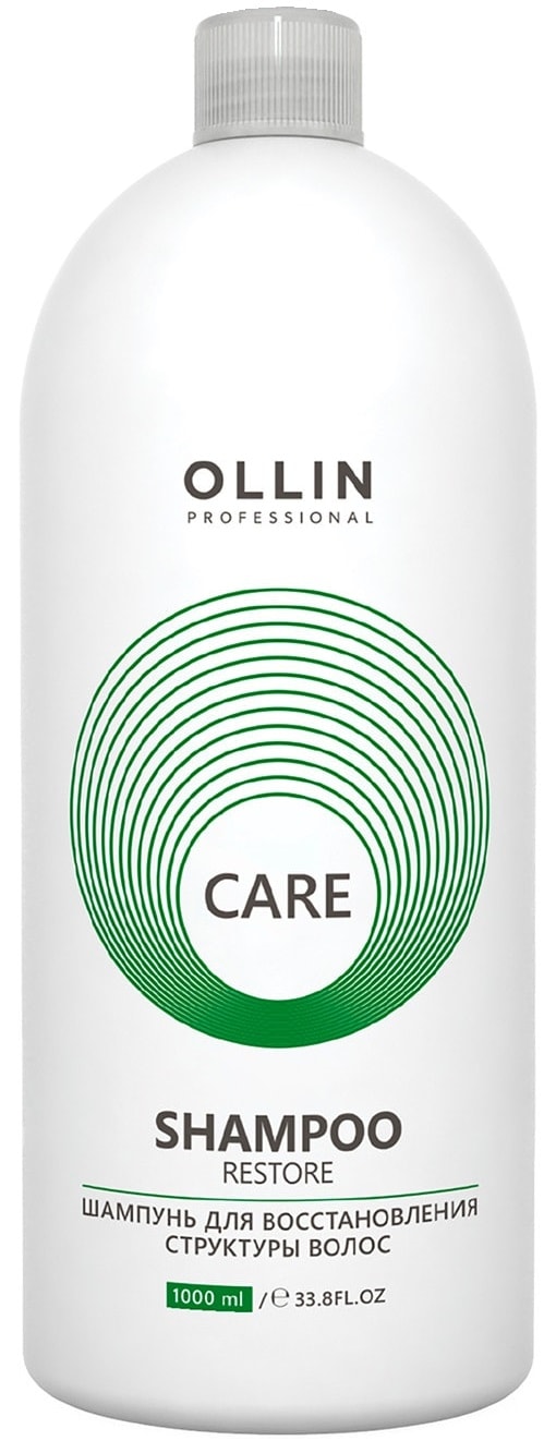 Изображение товара Шампунь Ollin Care Restore 1л для поврежденных и осветленных волос