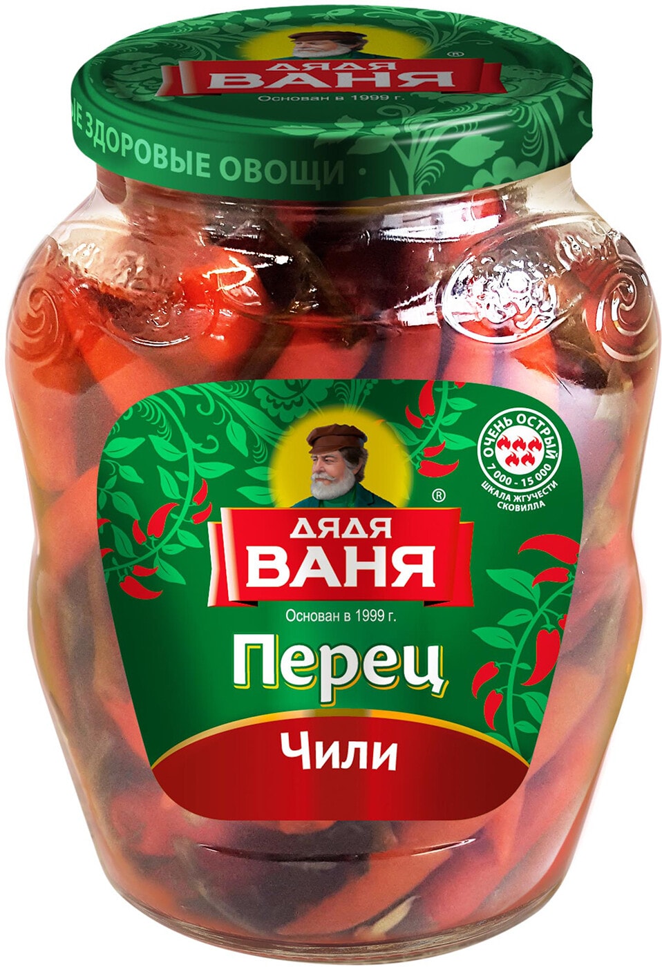 Изображение товара Перец Дядя Ваня Чили маринованный 340г