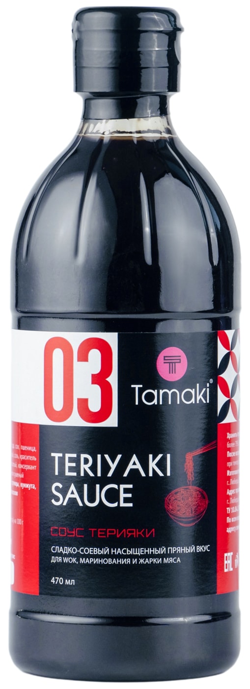 Изображение товара Соус Tamaki Терияки 470мл