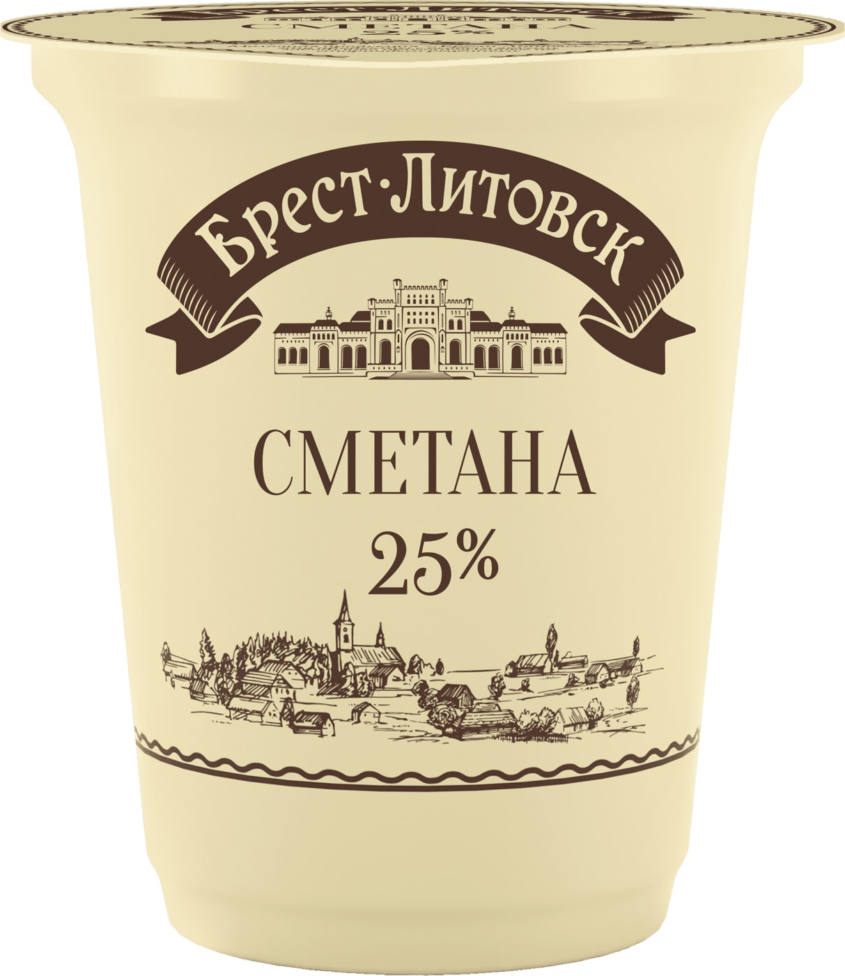 Изображение товара Сметана Брест-Литовск 25% 300г Изображение товара Сметана Брест-Литовск 25% 300г