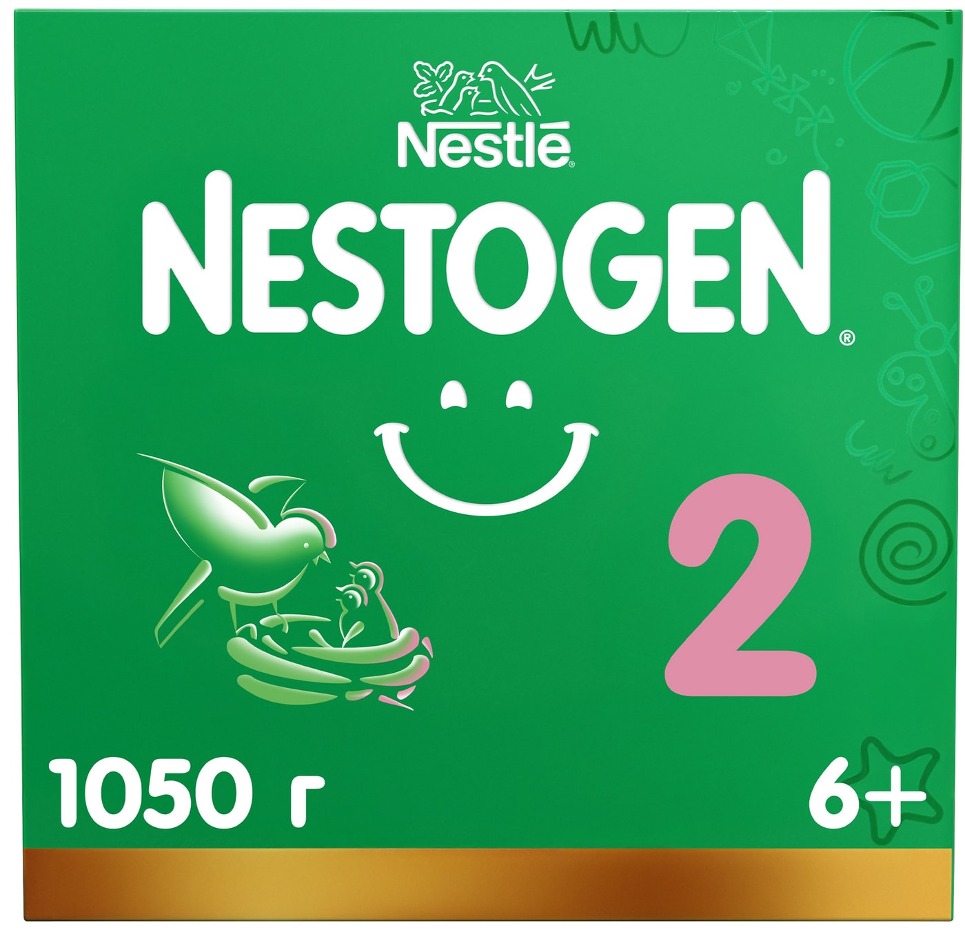 Изображение товара Молочная смесь Nestogen 2 1050 г для детей от 6 месяцев с пребиотиками и омега-3