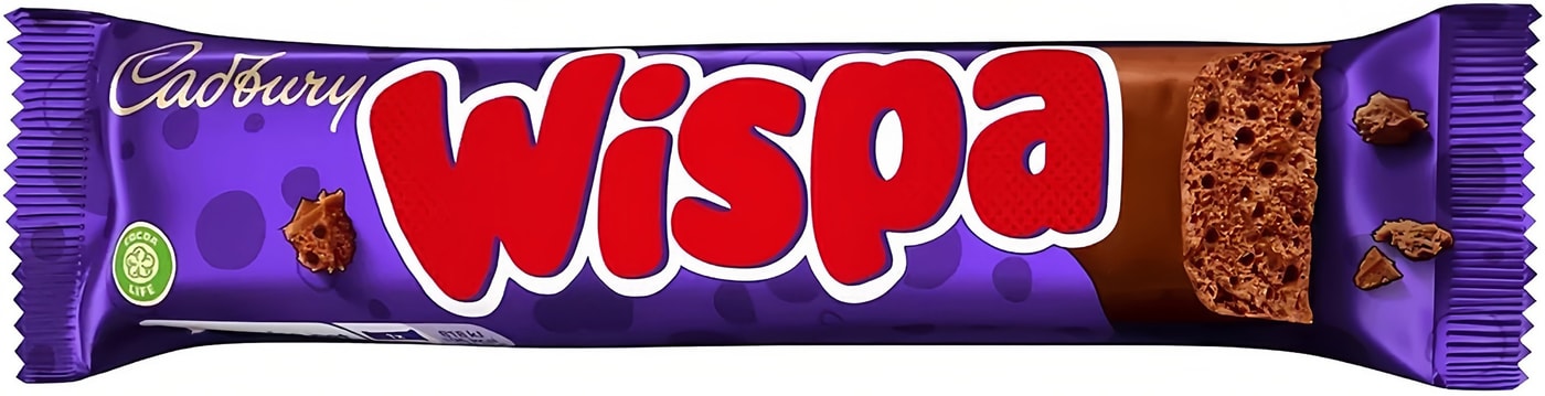 Изображение товара Батончик шоколадный Cadbury Wispa воздушный 36г Изображение товара Батончик шоколадный Cadbury Wispa воздушный 36г