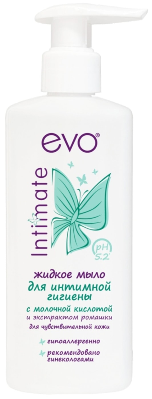 Изображение товара Мыло жидкое EVO Intimate для чувствительной кожи 200мл