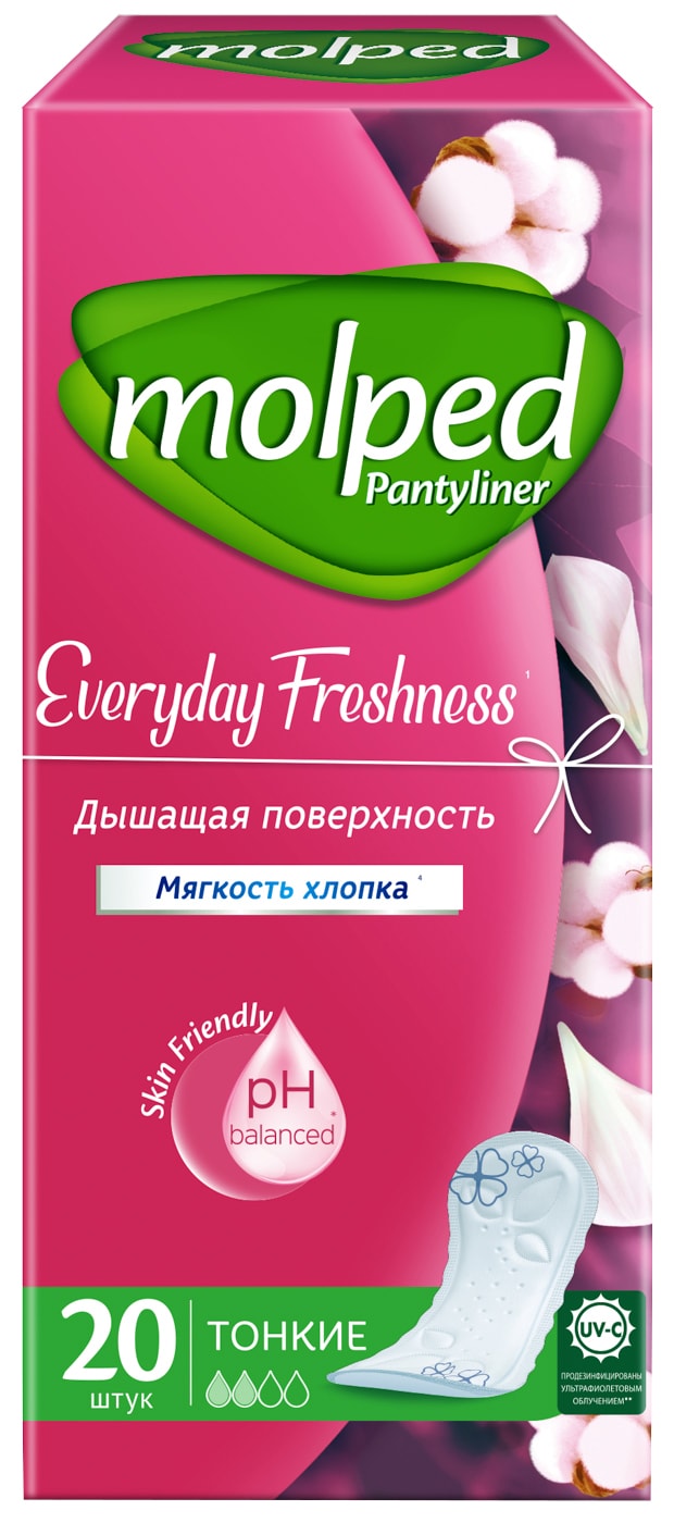 Изображение товара Прокладки Molped ежедневные 20шт