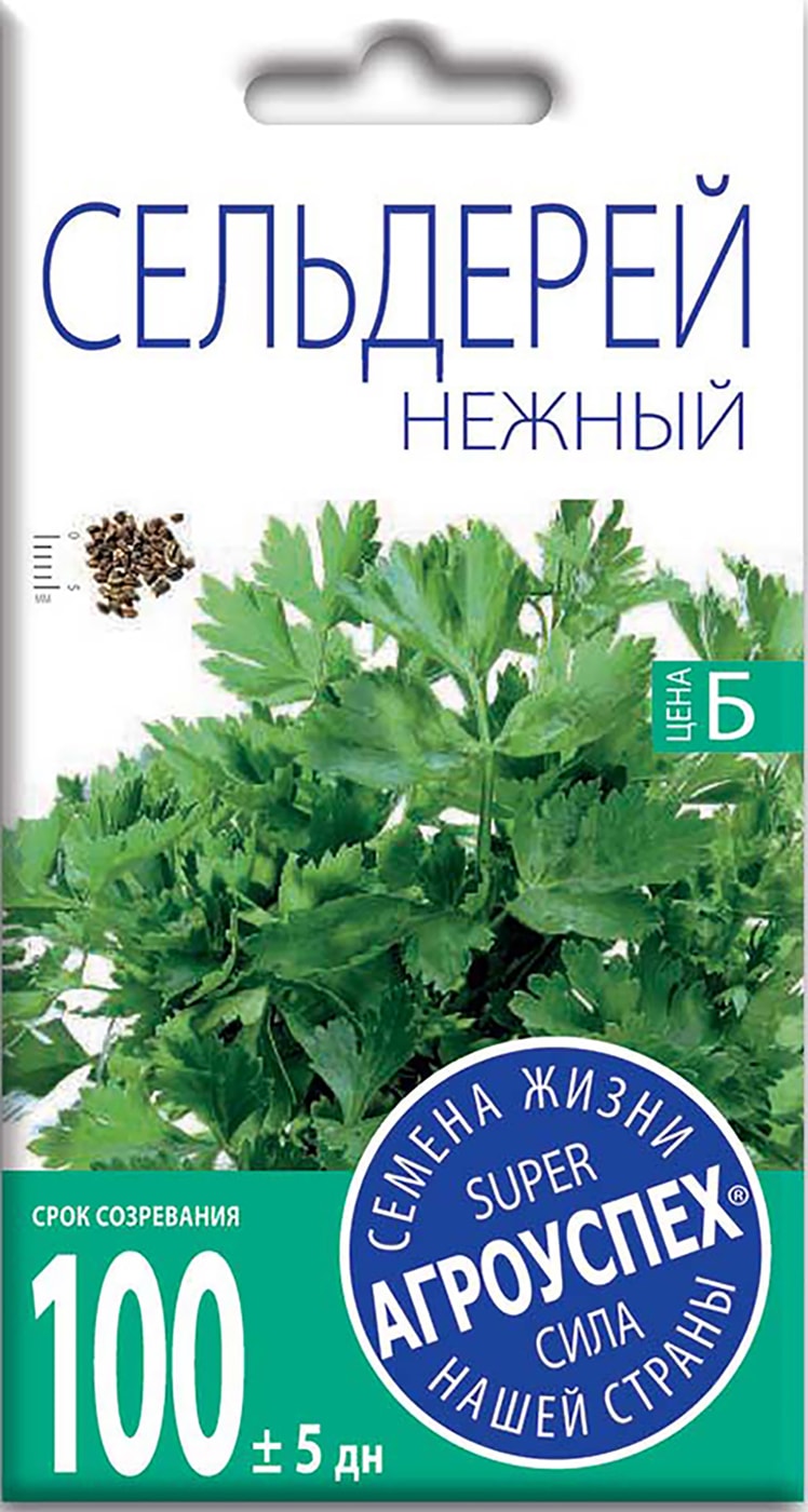 Изображение товара Семена Агроуспех Сельдерей листовой Нежный 0.5г