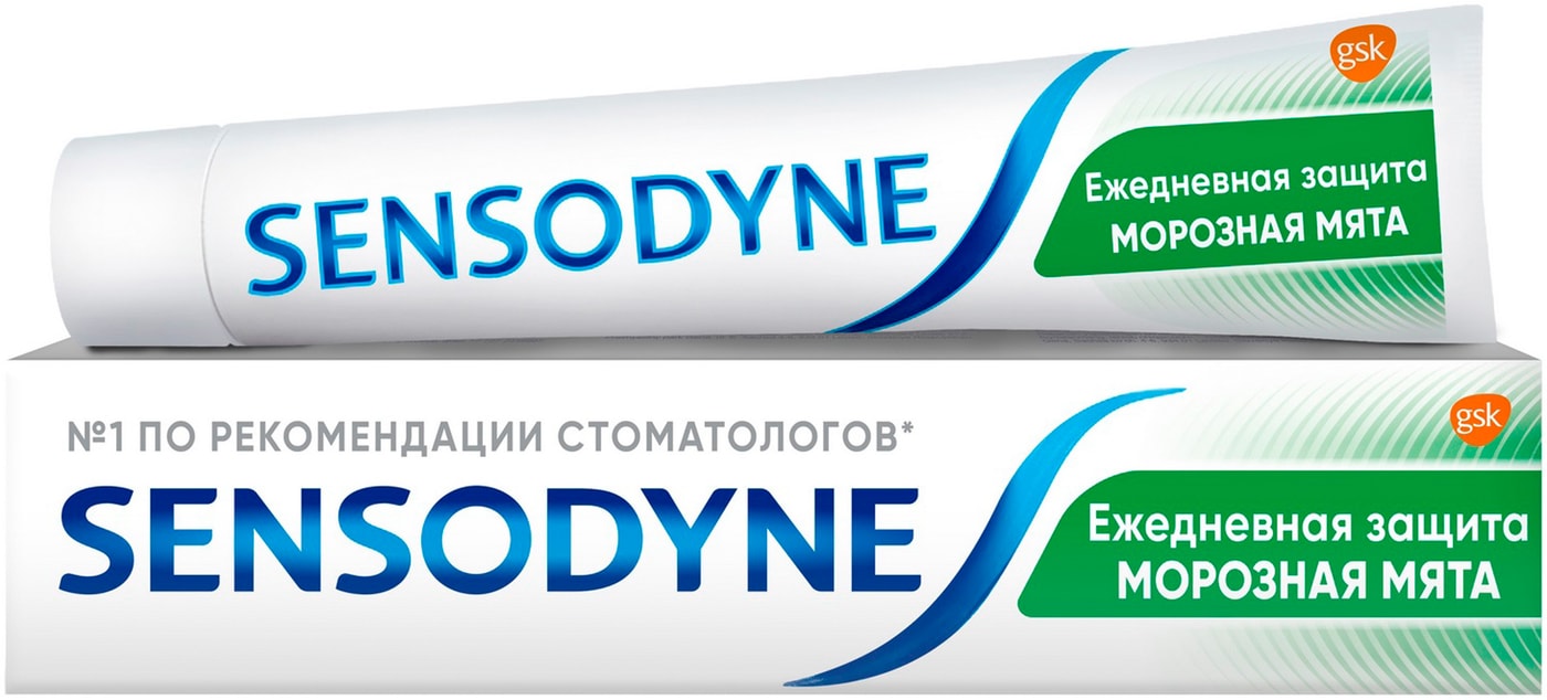 Изображение товара Зубная паста Sensodyne Ежедневная защита Морозная мята 75мл
