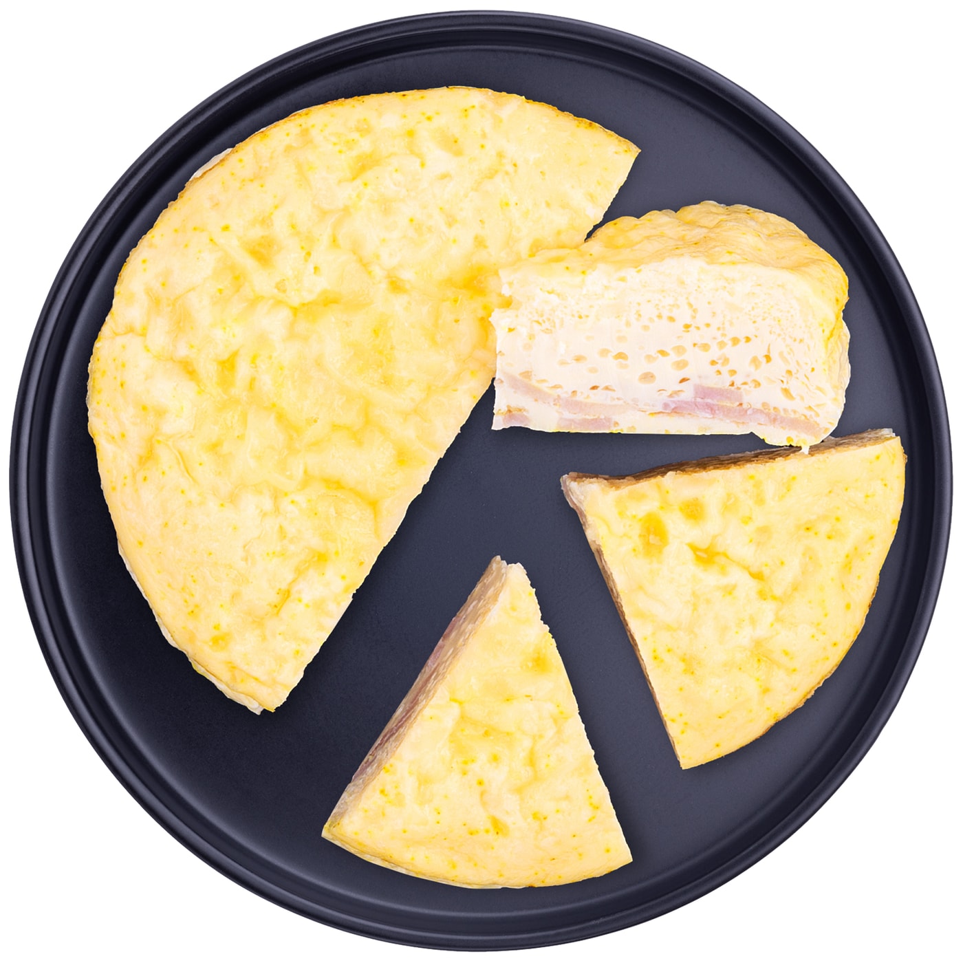 Изображение товара Омлет Шеф Перекресток с ветчиной и сыром 200г - питательное готовое блюдо для завтрака и перекуса