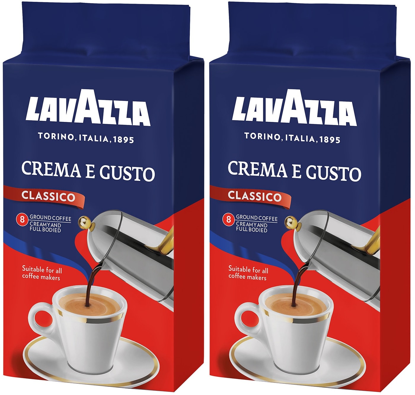 Изображение товара Кофе молотый Lavazza Crema e Gusto 250г Изображение товара Кофе молотый Lavazza Crema e Gusto 250г
