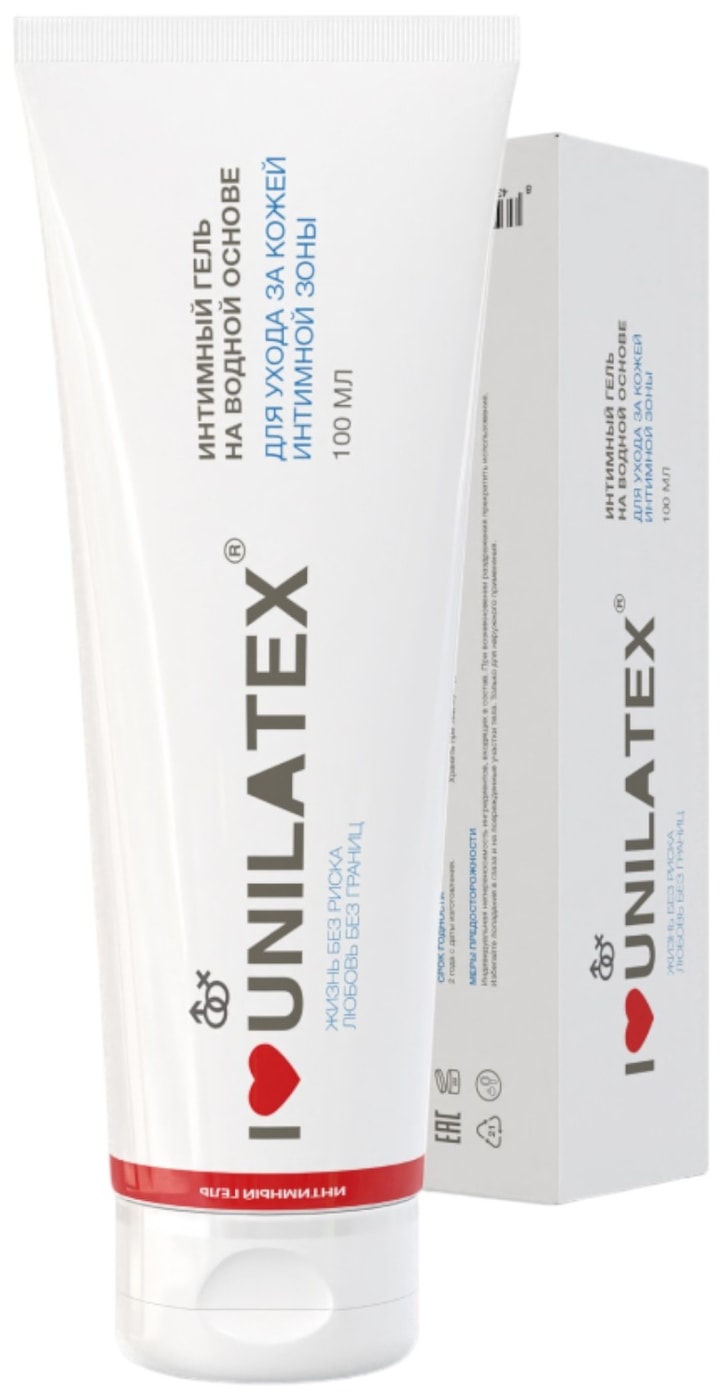 Изображение товара Лубрикант Unilatex водной основы 100 мл безопасный и гипоаллергенный