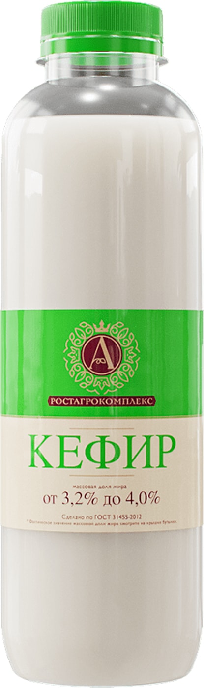 Изображение товара Кефир А.РостАгроКомплекс 3.2-4% 500 г
