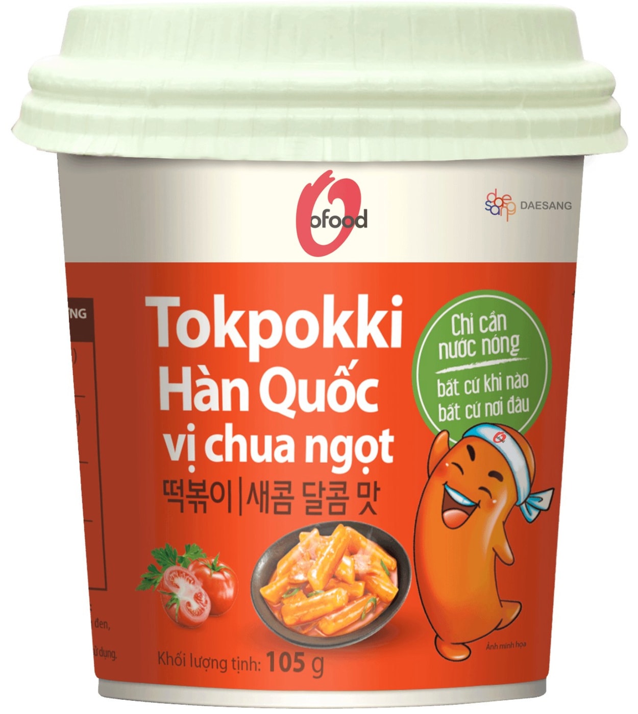 Изображение товара Токпокки OFood с остро-сладким вкусом 105г