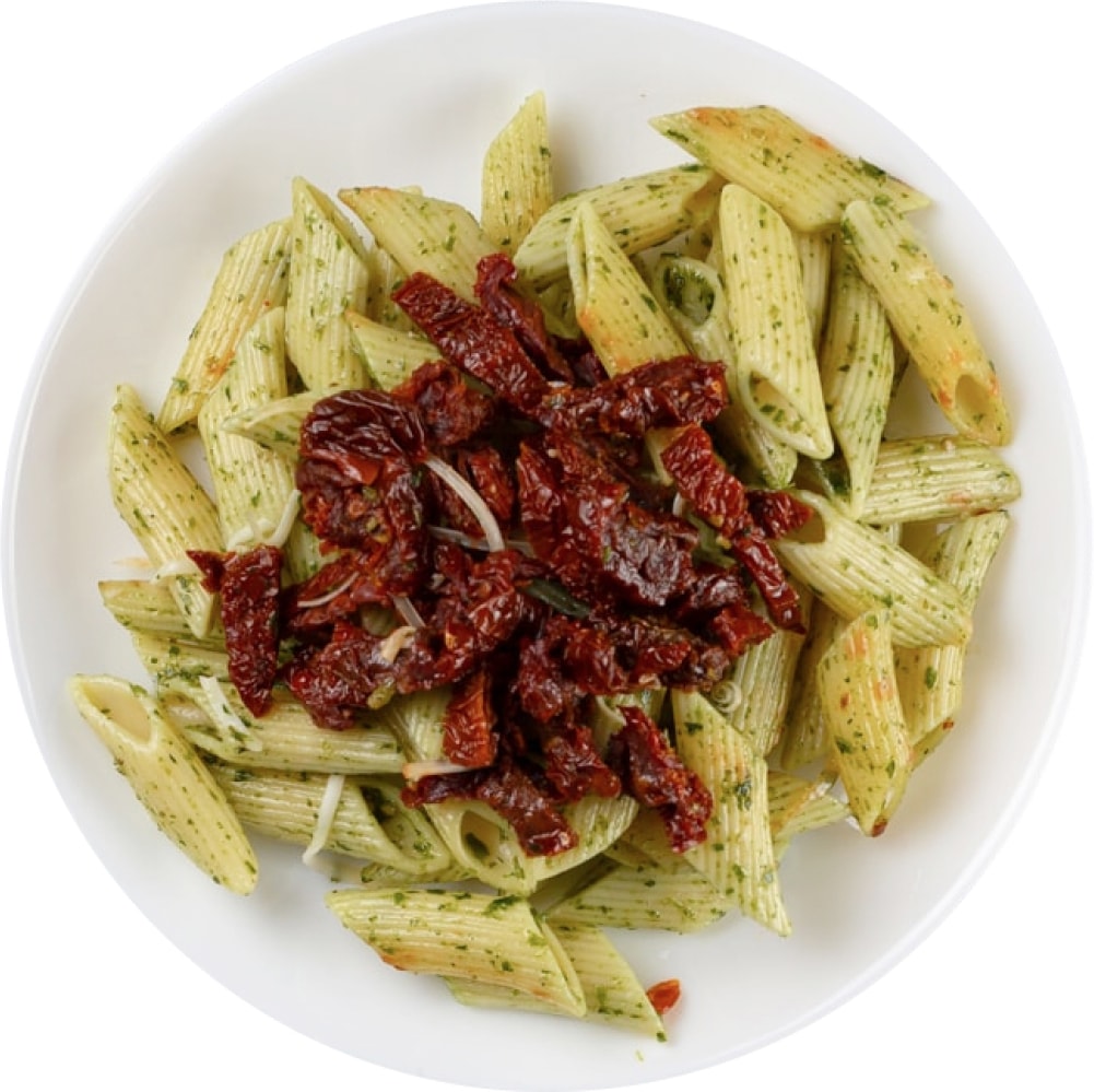 Изображение товара Паста Itle Kitchen с соусом песто и вялеными томатами 200г