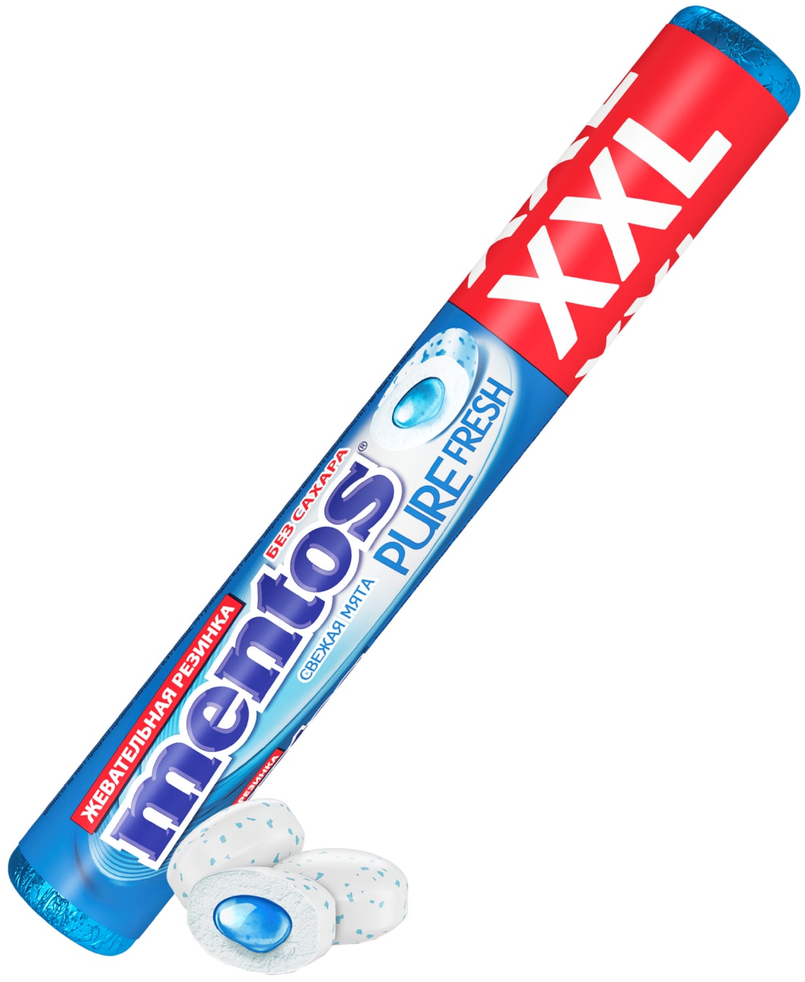 Изображение товара Жевательная резинка Mentos Pure Fresh Мята 23.3г