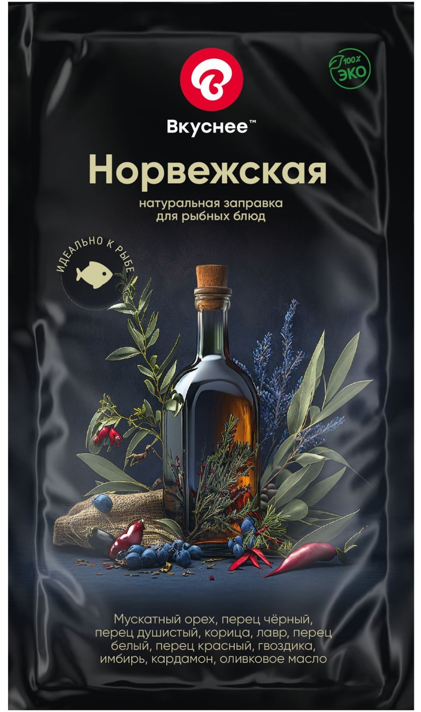 Изображение товара Заправка Вкуснее Норвежская 15мл