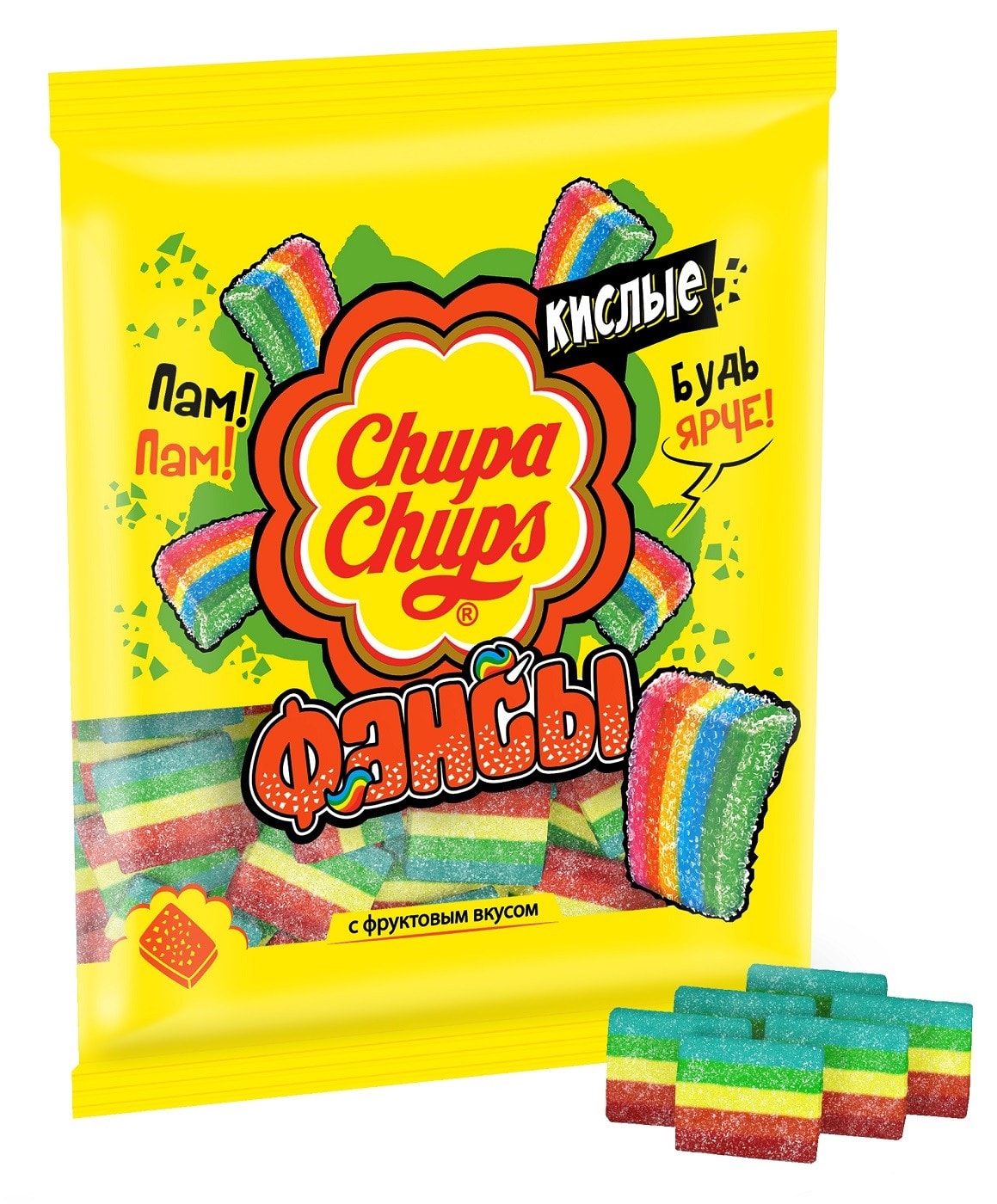 Изображение товара Мармелад Chupa Chups Фансы с фруктовым вкусом 150г