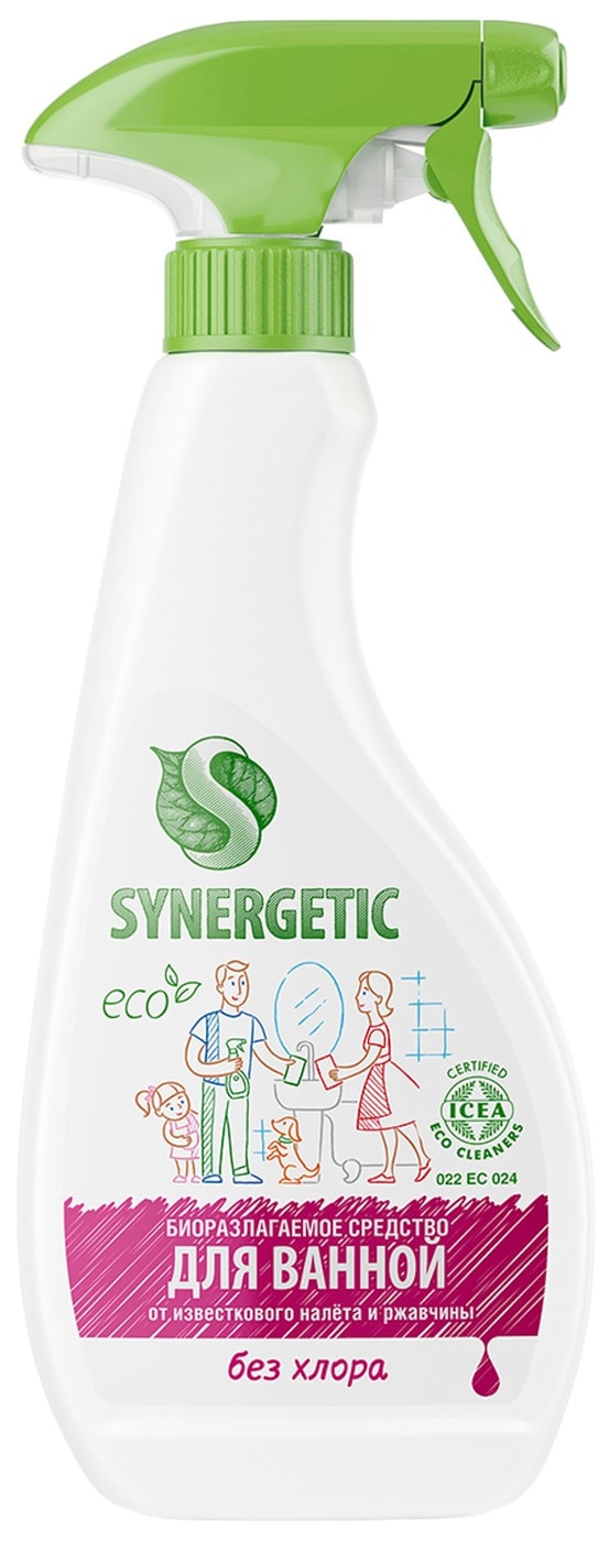 Изображение товара Synergetic Средство для мытья сантехники 0.5 л