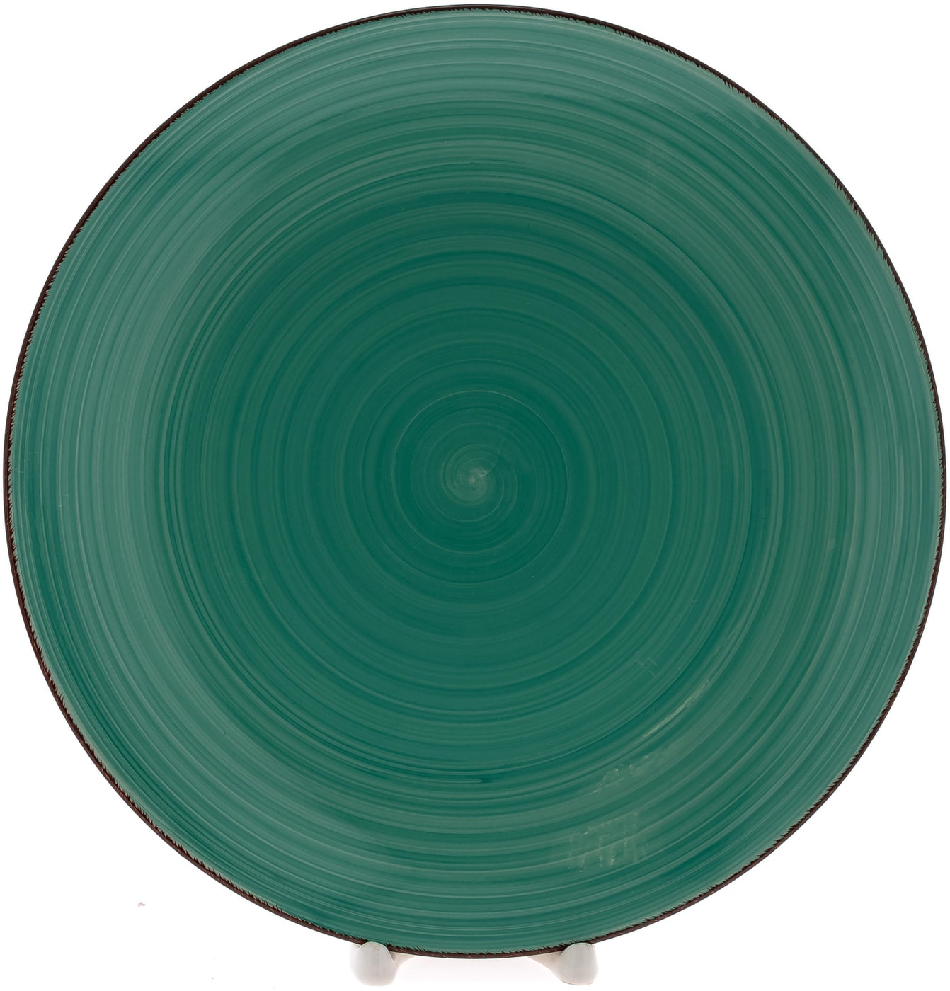 Изображение товара Тарелка Elrington Аэрограф изумруд мелкая 27см