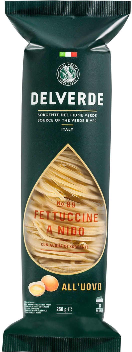 Изображение товара Макароны Delverde Fettuccine allUovo A Nido №89 250г