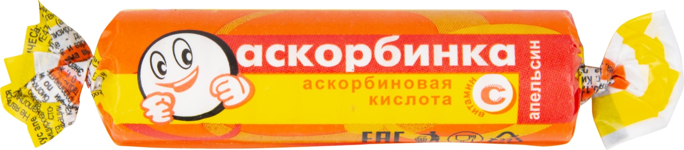 Изображение товара Сладкая аскорбинка Фарм-Тигода Апельсин 30г