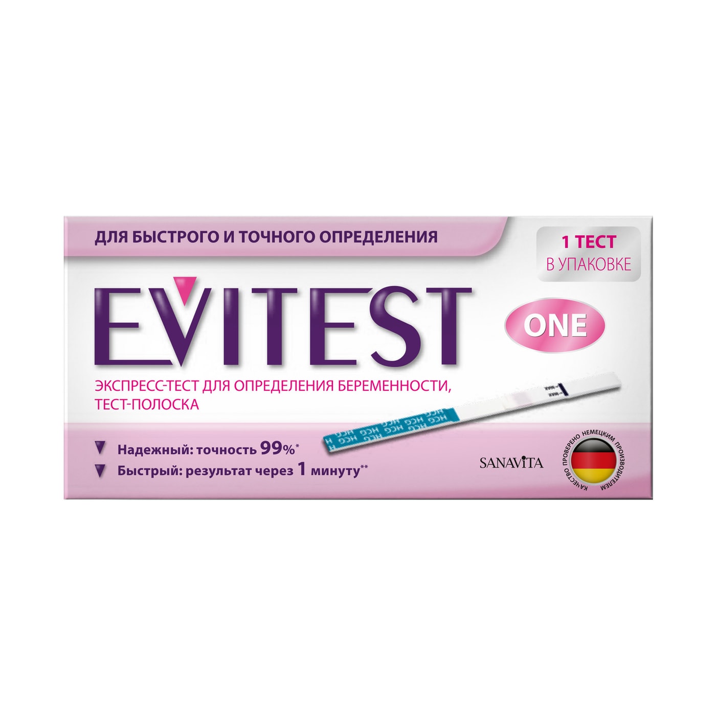 Изображение товара Тест Evitest для определения беременности