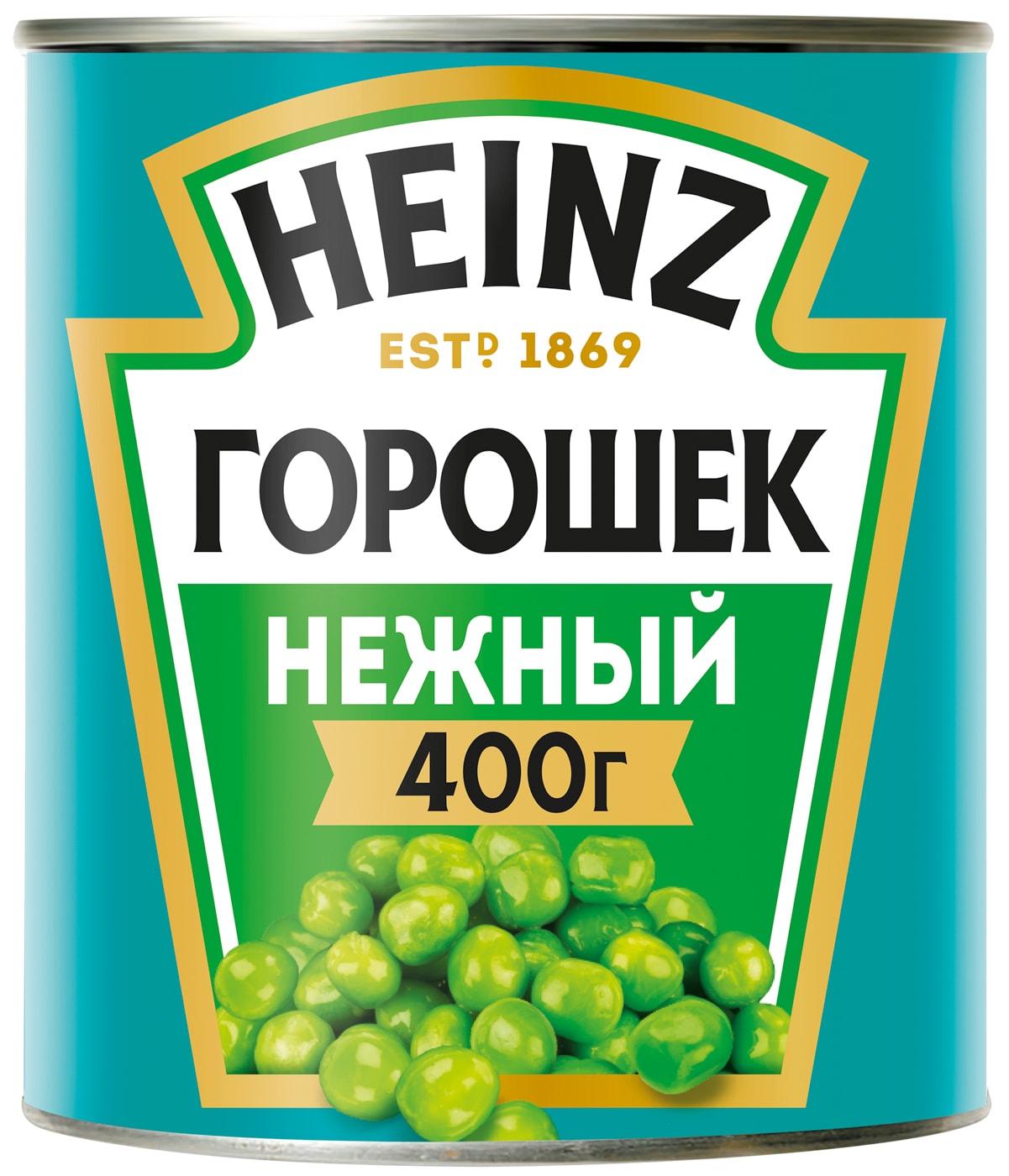 Изображение товара Горошек Heinz зеленый Нежный 400г
