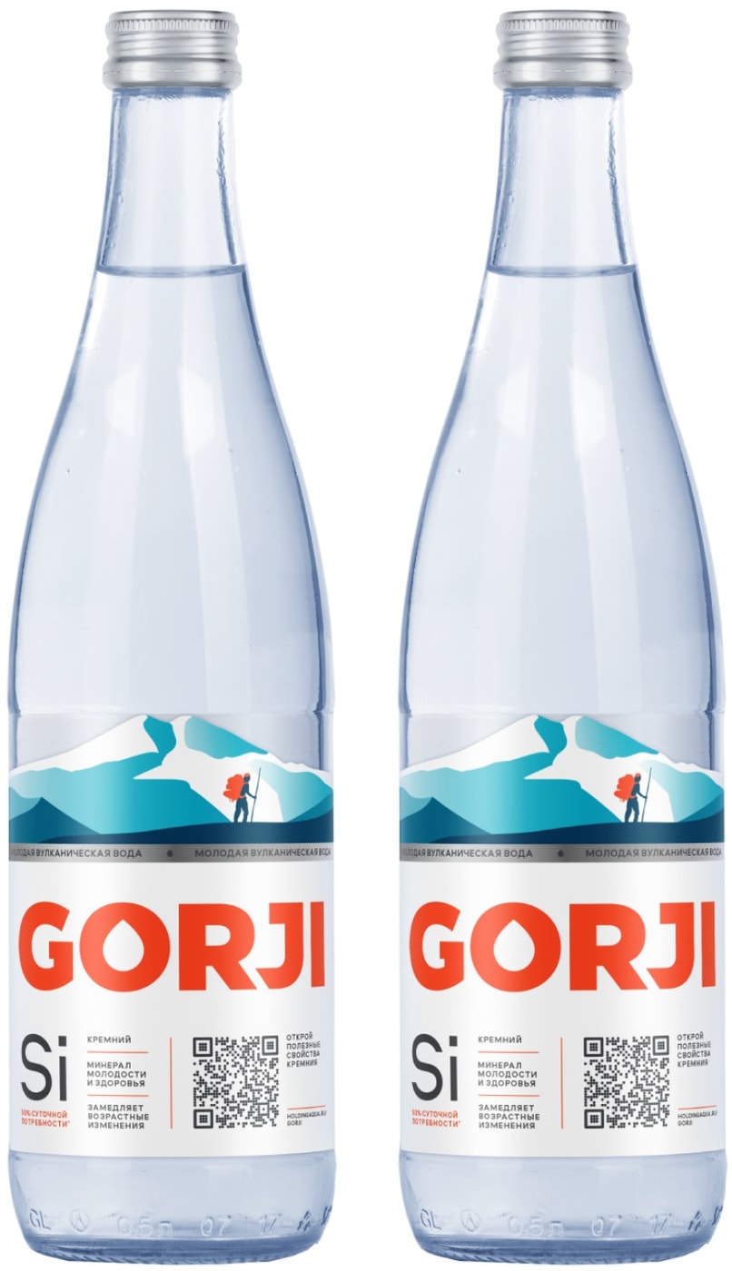 Изображение товара Горджи минералка газированная 500 мл лечебно-столовая Россия стекло