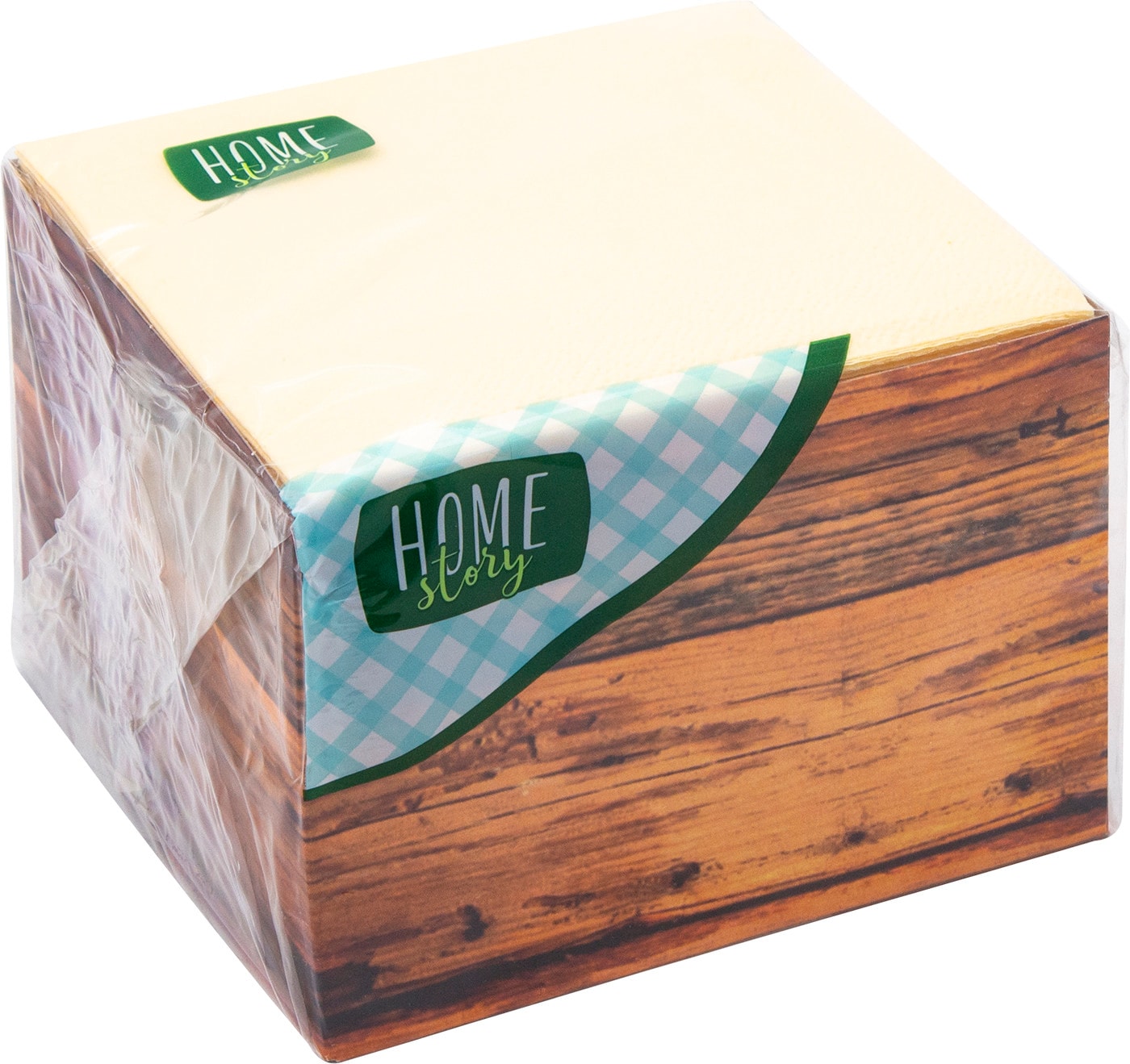 Изображение товара Home Story Салфетки 24x24 см, 85 шт сухие целлюлоза