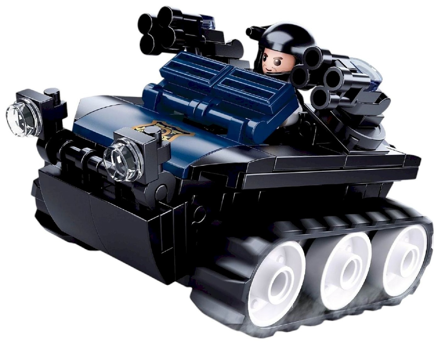 Изображение товара Конструктор Junfa Toys Полиция - развивающий набор для детей