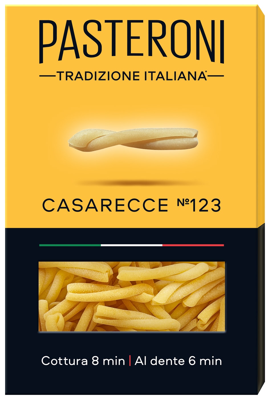 Изображение товара Макароны Pasteroni Casarecce №123 400г