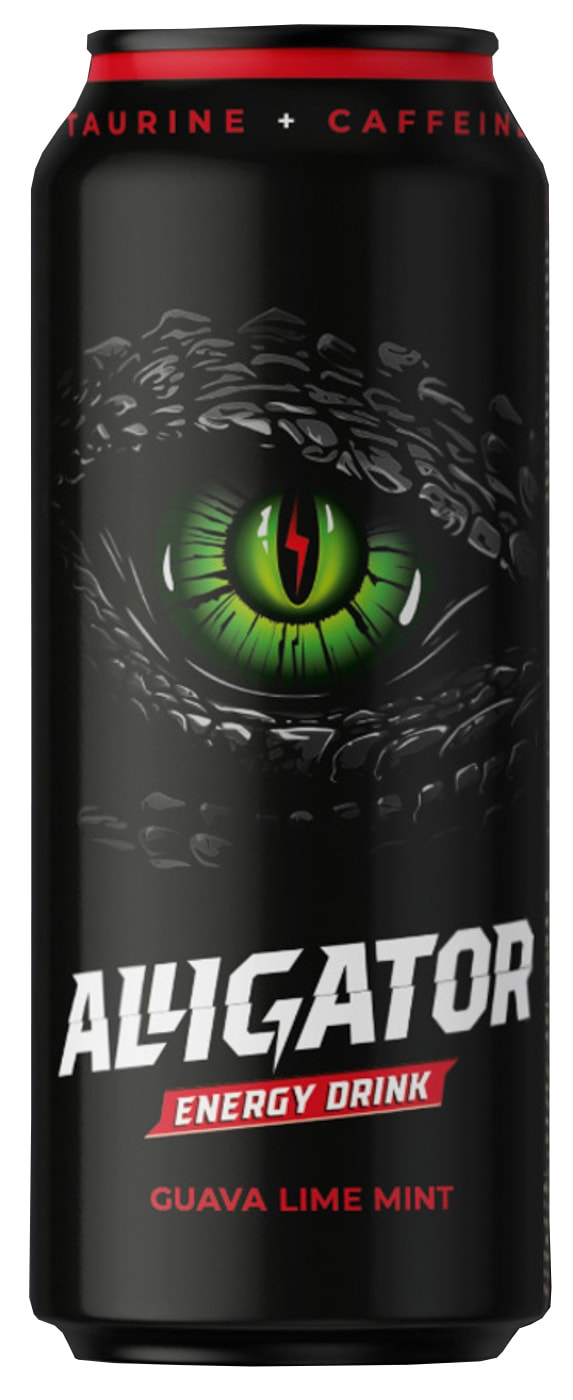 Изображение товара Напиток Alligator энергетический Гуава-Лайм-Мята 450мл
