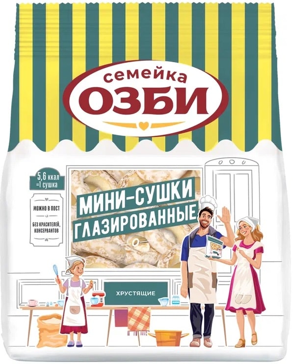 Изображение товара Мини-сушки Семейка Озби глазированные 150г