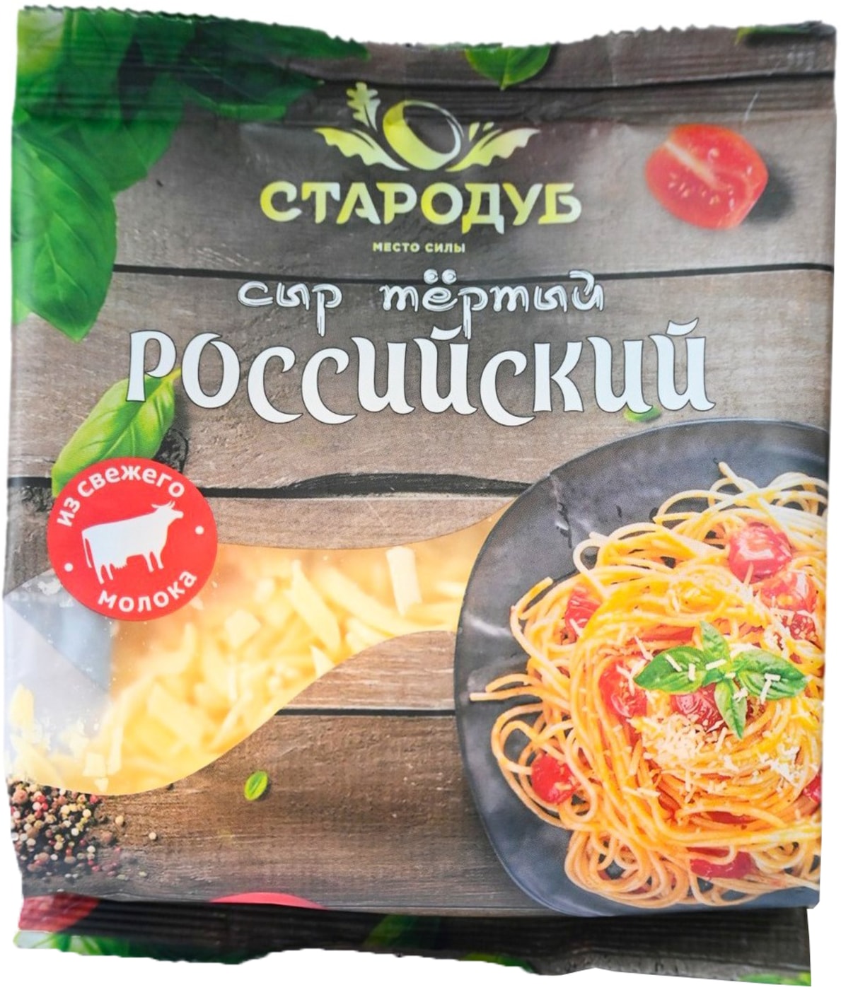 Изображение товара Сыр Стародуб Российский тертый 50% 150г