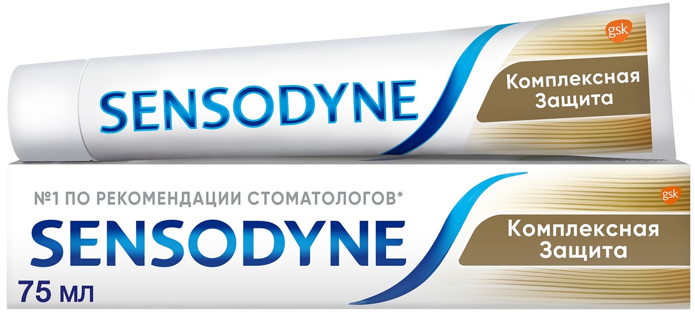 Изображение товара Зубная паста Sensodyne Комплексная защита для чувствительных зубов 75 мл