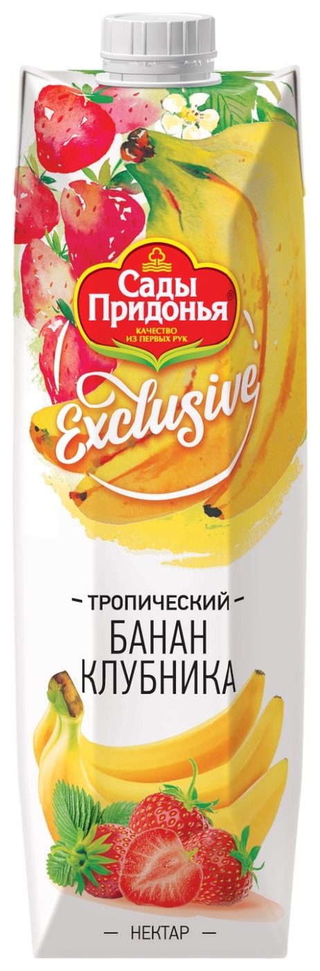 Изображение товара Нектар Сады Придонья Банан-Клубника 970мл
