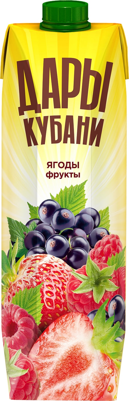 Изображение товара Нектар Дары Кубани Ягоды и фрукты 950мл